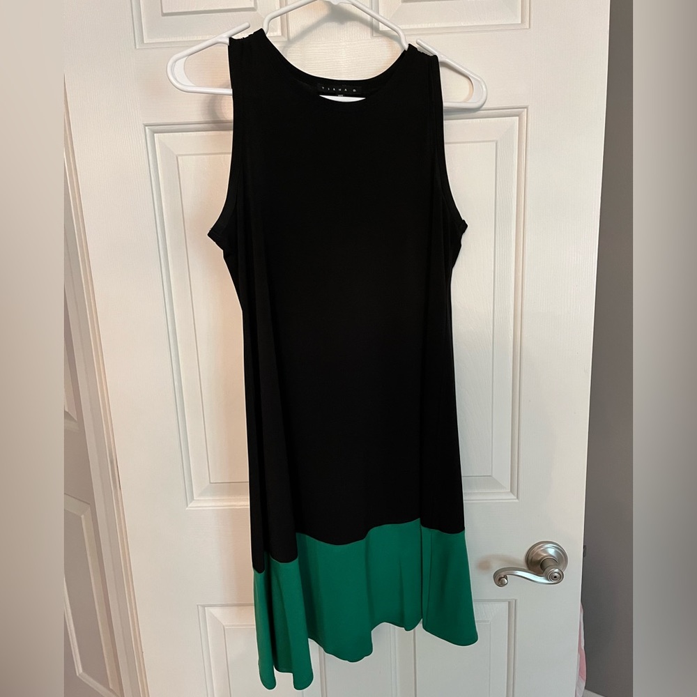 Zahari Black & green Dress. Small. Perfect